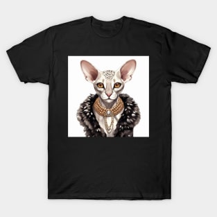 Sphynx Model T-Shirt